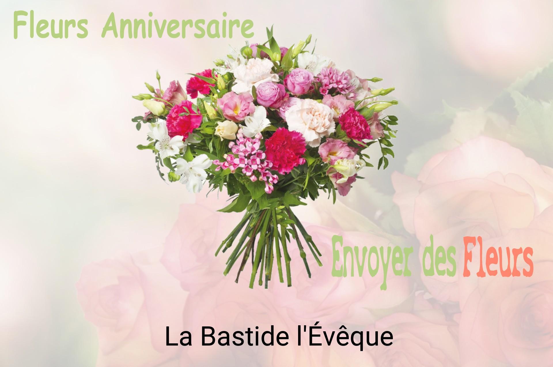 Bouquet de fleurs d’anniversaire livré à La Bastide-l'Évêque